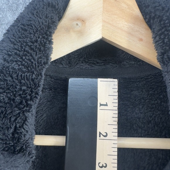 The North Face Osito Jacket Womens Medium Black Oso Soft Fleece Full Zipper Logo - Picture 7 of 13